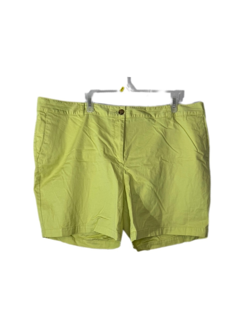 Talbots Chartreuse Cotton Blend Women’s Shorts